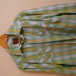 Lucky brand long sleeve button down dress shirt